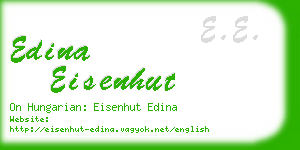 edina eisenhut business card